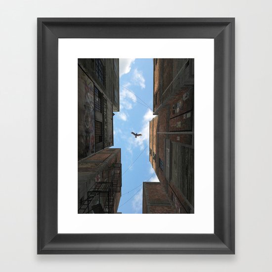 Afternoon Alley Framed Art Print