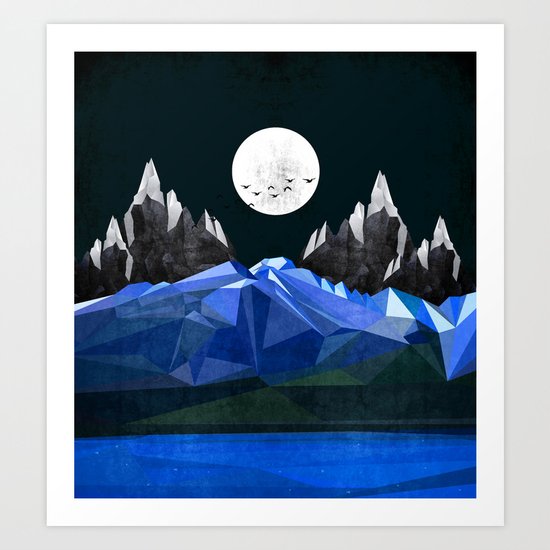 Ice Night Art Print