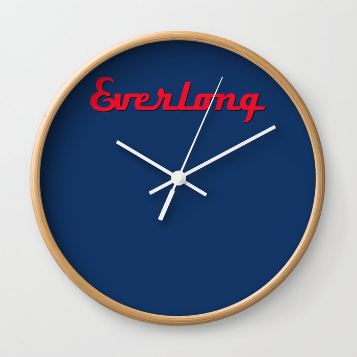 Everlong Wall Clock