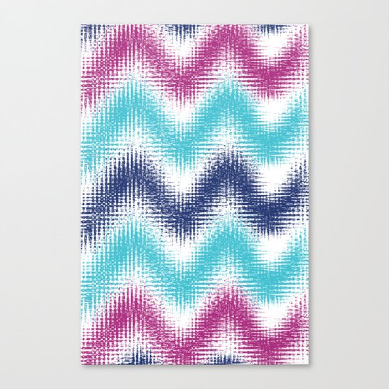 Batik Zig Zag Canvas Print