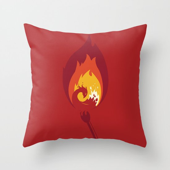 Phoenix Throw Pillow