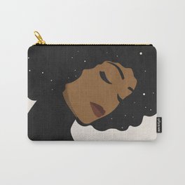 Black goddess with stars in her hair Carry-All Pouch