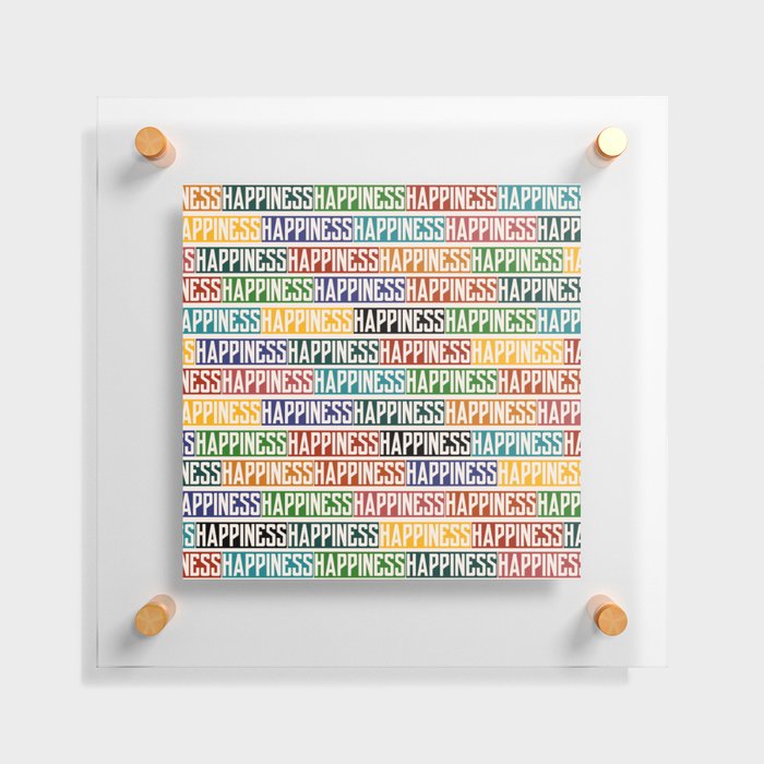 Happiness Colorful light Floating Acrylic Print