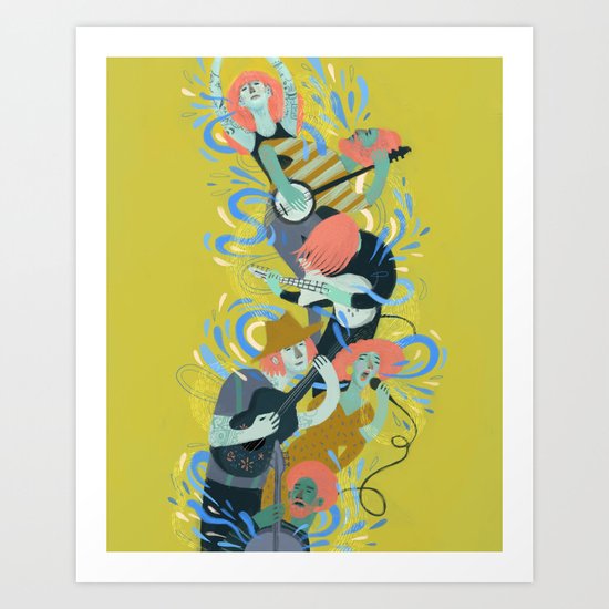 The Musicians Art Print