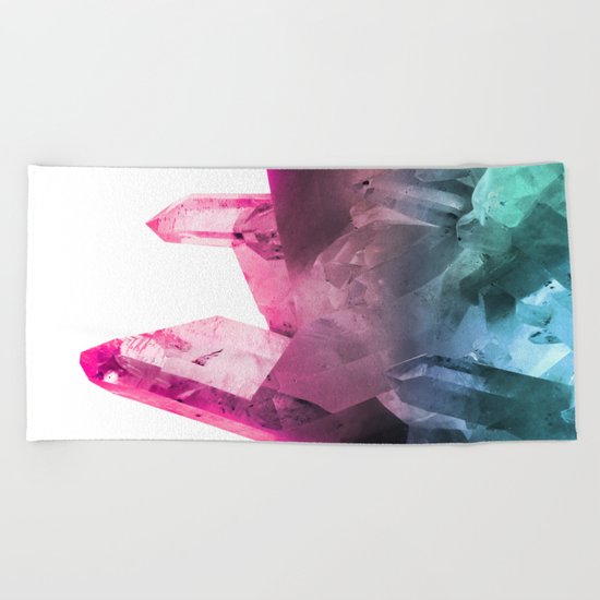 Rainbow Gems Beach Towel