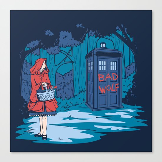 Big Bad Wolf Canvas Print