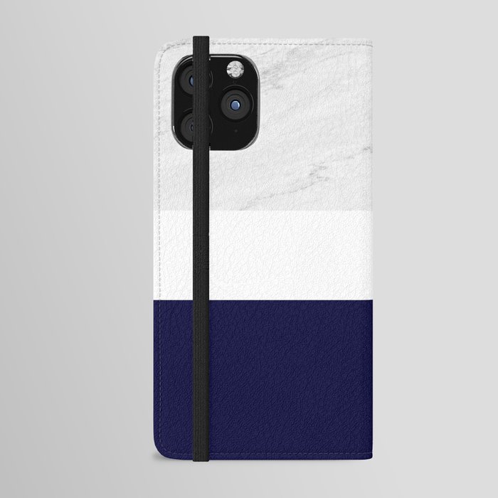 Marble Royal Blue White Color Block Phone cases & phone wallets - Under $25 cool gift ideas and stocking stuffers
