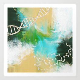 Abstract DNA Art Print