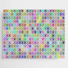 Abstract Prismatic Geometric Background. Jigsaw Puzzle
