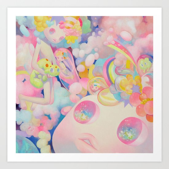 Plum Dream Art Print