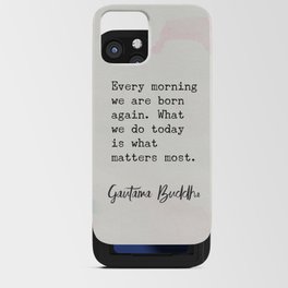 Gautama Buddha quote 90 iPhone Card Case