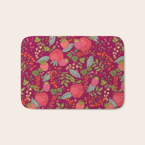 Red Bath Mat