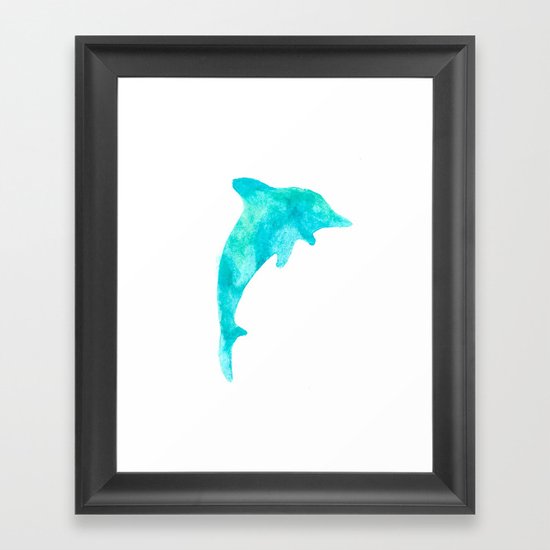 Exotic Dolphin Framed Art Print
