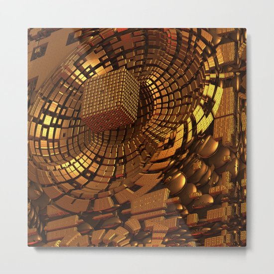 Gold Mine II Metal Print