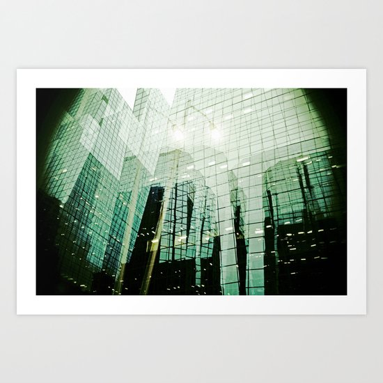 'DOWNTOWN' Art Print