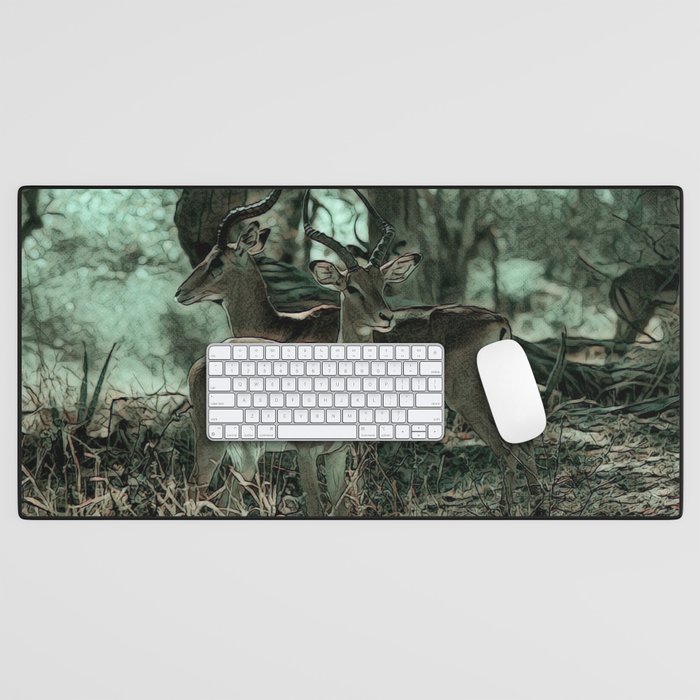 Impressive Impalas 2 Desk Mat