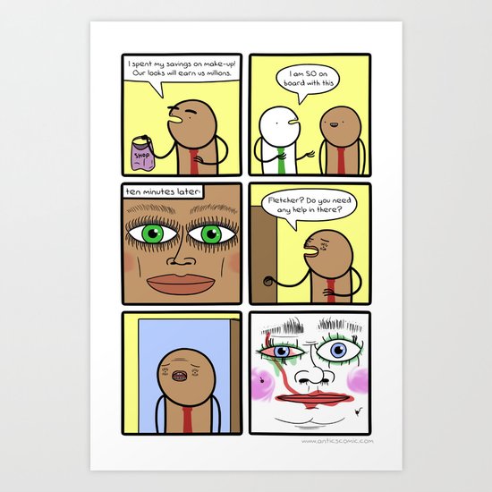 Antics #263 - fine motor skills Art Print