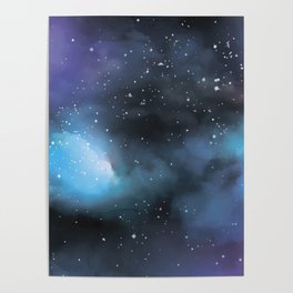 Space Poster | Moonearth, Blueredyellow, Watermimimalism, Natureastro, Homekidsdecor, Colorfulpattern, Digital, Psychedelicart, Ufoaliens, Lightsclouds 