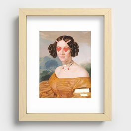 Pop Portrait: Tween Love Recessed Framed Print