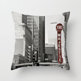 The Majestic City Throw Pillow