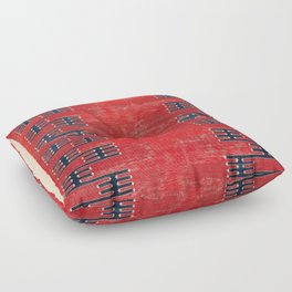 Yüncü Balikesir Northwest Anatolian Kilim Print Floor Pillow