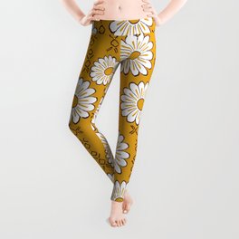 Harry Sunflower Shirt Flower Print Hippie Pop Art Floral Pattern Leggings
