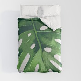 Monstera Leaf Comforter