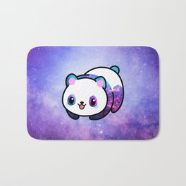 Kawaii Galactic Mighty Panda Bath Mat | Mystery, Panda, Outer, Blue, Pink, Power, Japan, Purple, Mighty, Nebula 