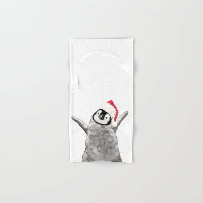 Christmas Baby Penguin Hand & Bath Towel