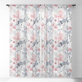whimsical pattern Sheer Curtain