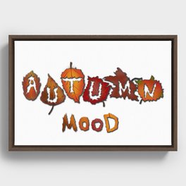 Autumn Mood Framed Canvas