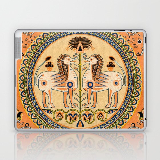 Vintage Tribal African Lions Design Laptop & iPad Skin