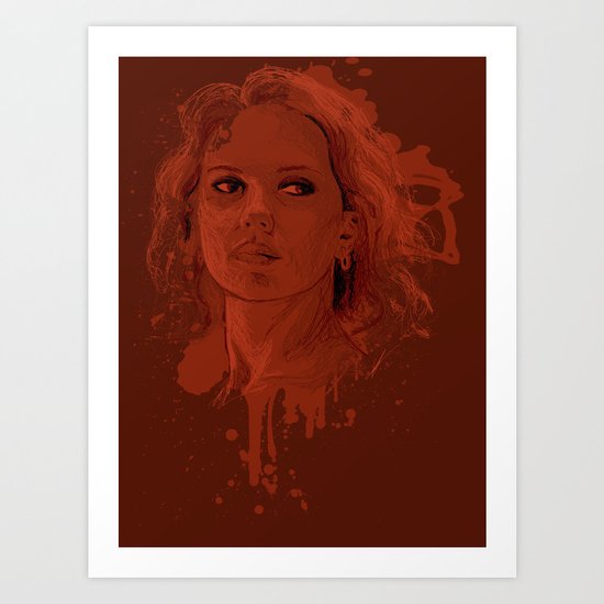 Red in my Ledger Art Print