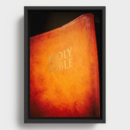 Holy Bible Framed Canvas