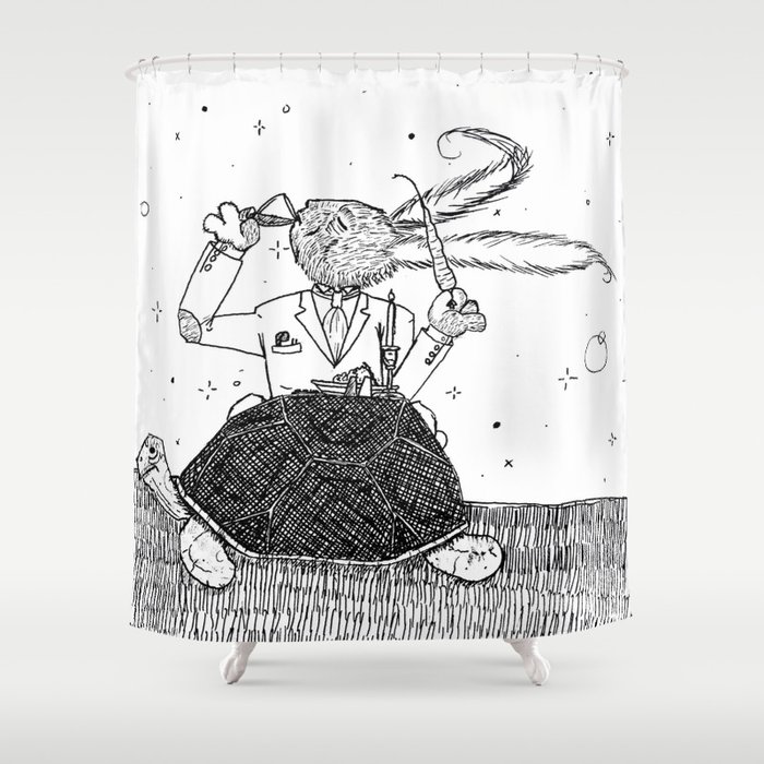 Dinner with Friends Shower Curtain