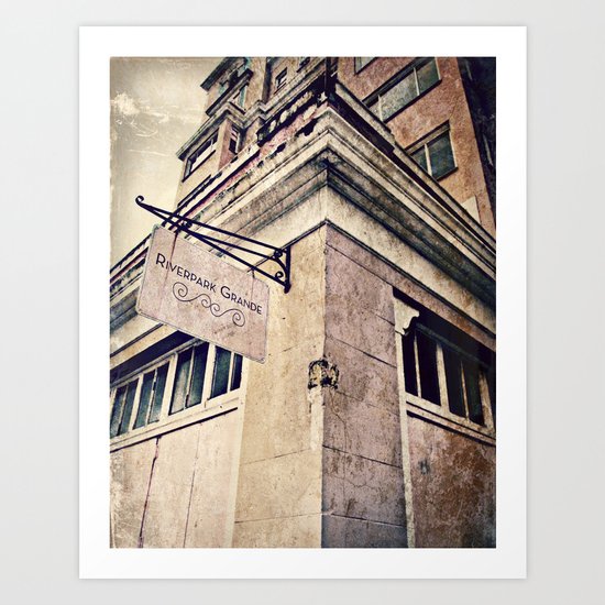 RiverPark Grande Hotel Vintage Art Print