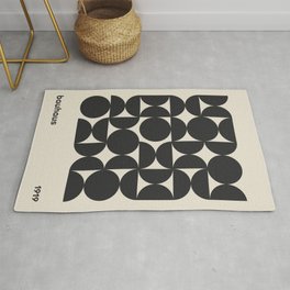 Bauhaus Exhibition Poster | Giclée Fine Art Print | Vintage Mid Century Modern Geometric Minimalist  Rug