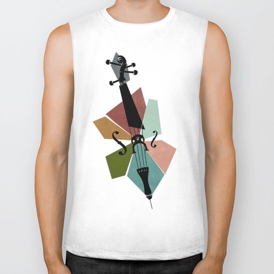 Bach - Cello Suites Biker Tank