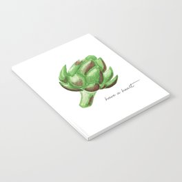 be healthy: artichoke Notebook