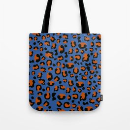 Blue Jungle - Leopard Pattern Tote Bag