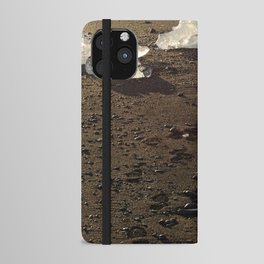 Black sand and ice iPhone Wallet Case