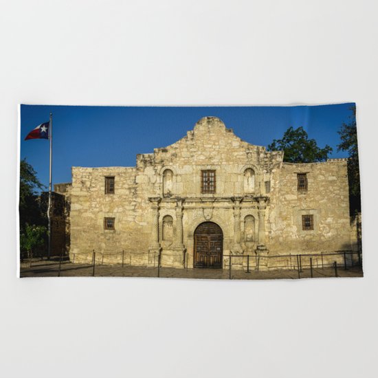 Empty Alamo Beach Towel