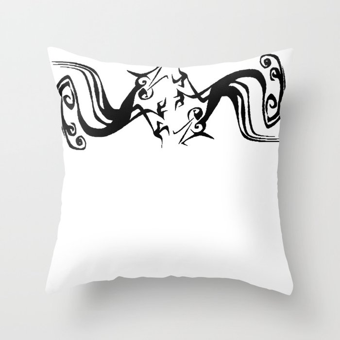 Celtic Dragons Throw Pillow