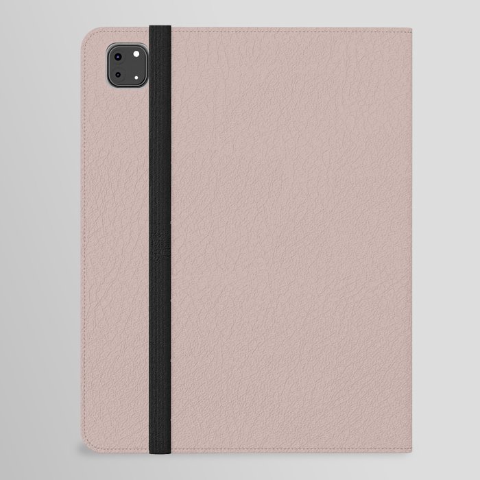 Insightful Rose dusty pink solid color modern abstract pattern iPad Folio Case