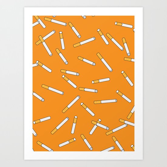 Cigarette Dreams. Art Print