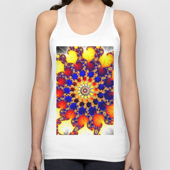 fire wheel Unisex Tank Top