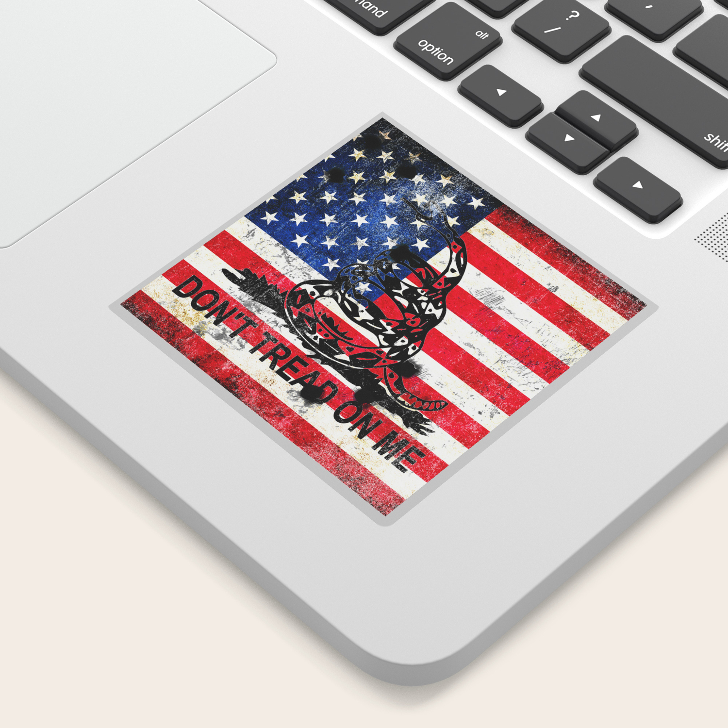 Viper N Bullet Holes On Old Glory Gadsden And American Flag Sticker By Molonlabecreations Society6