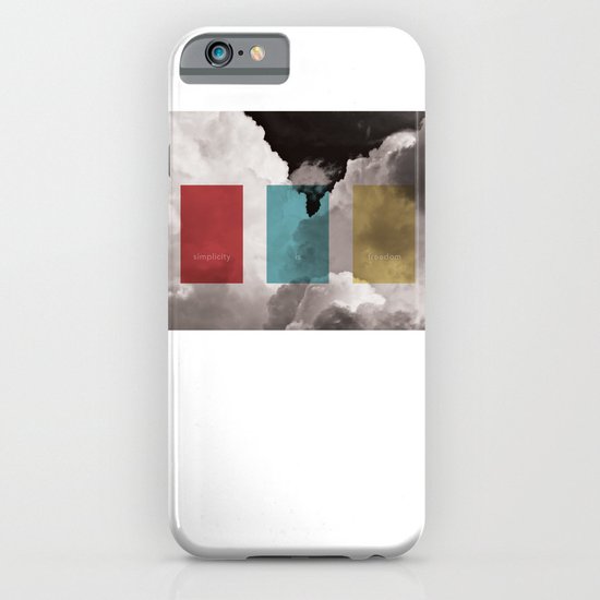 simplicity is freedom iPhone & iPod Case