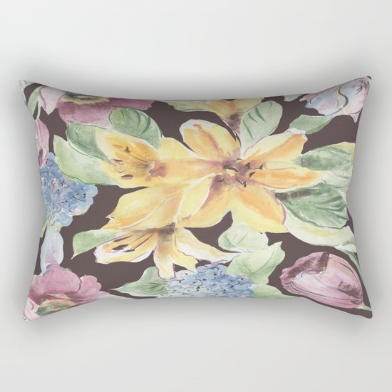 fall lily Rectangular Pillow
