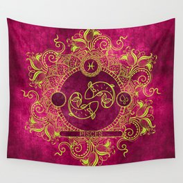 Zodiac - PinkLemon - Pisces Wall Tapestry